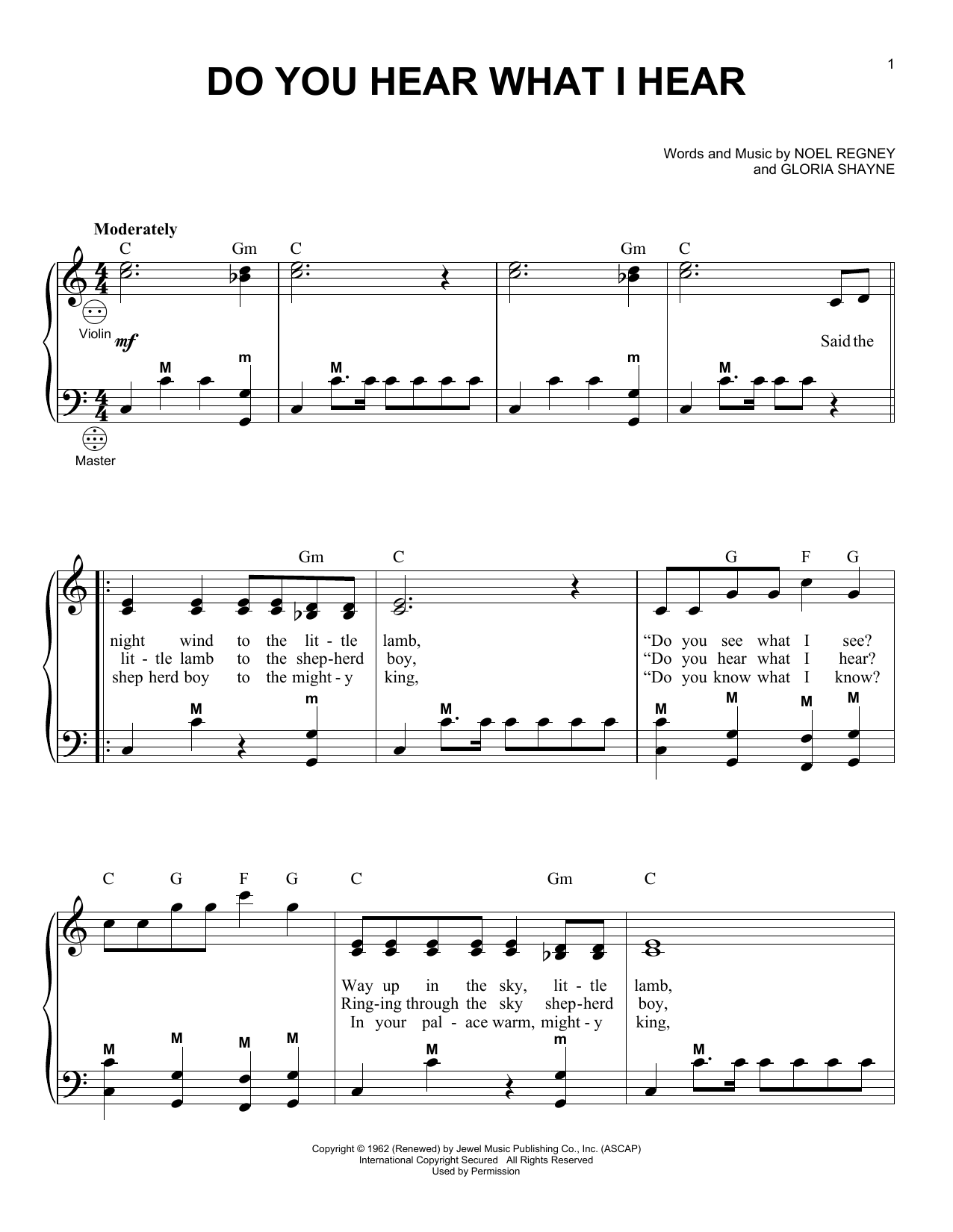 Gloria Shayne Do You Hear What I Hear (arr. Gary Meisner) sheet music notes and chords arranged for Accordion