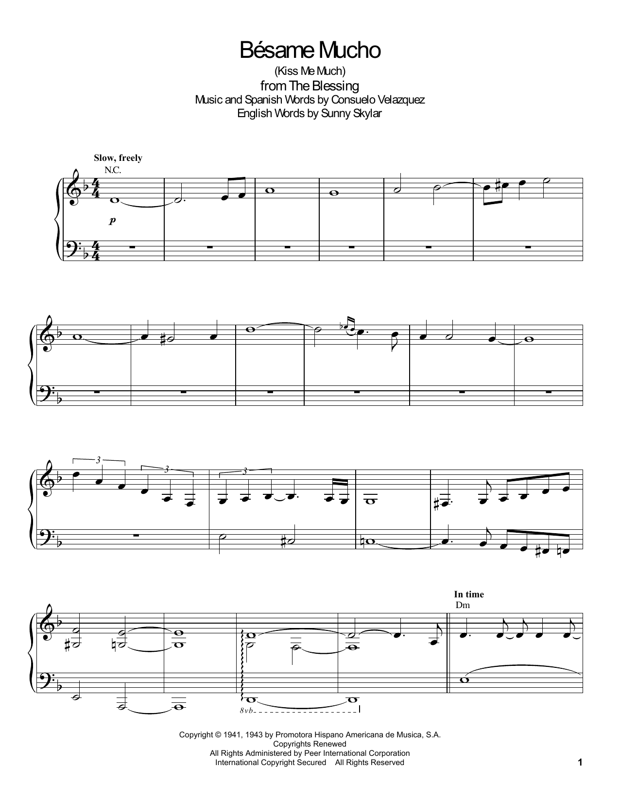 Gonzalo Rubalcaba Bésame Mucho (Kiss Me Much) sheet music notes and chords arranged for Piano Transcription