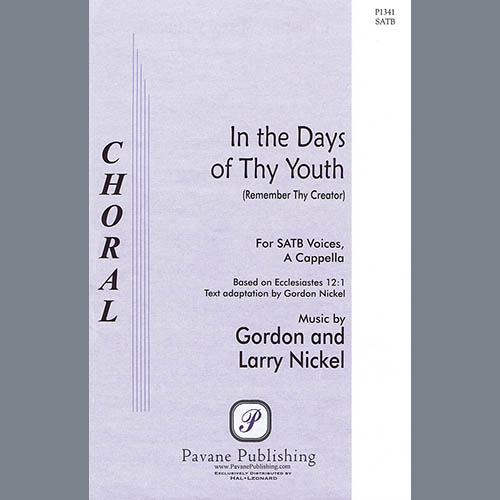 Easily Download Gordon Nickel and Larry Nickel Printable PDF piano music notes, guitar tabs for  SATB Choir. Transpose or transcribe this score in no time - Learn how to play song progression.