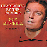 Guy Mitchell 'Heartaches By The Number' Piano, Vocal & Guitar Chords (Right-Hand Melody)