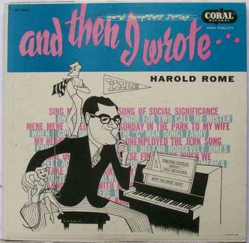 Harold Rome 'Be Kind To Your Parents' Piano & Vocal