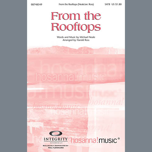 Easily Download Harold Ross Printable PDF piano music notes, guitar tabs for  SATB Choir. Transpose or transcribe this score in no time - Learn how to play song progression.
