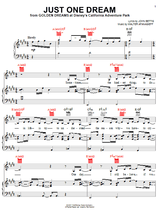 Heather Headley Just One Dream sheet music notes and chords arranged for Piano, Vocal & Guitar Chords (Right-Hand Melody)