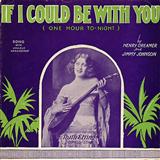 Henry Creamer 'If I Could Be With You (One Hour Tonight)' Piano, Vocal & Guitar Chords (Right-Hand Melody)