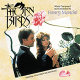 Henry Mancini 'Anywhere The Heart Goes (from The Thorn Birds)' Piano, Vocal & Guitar Chords (Right-Hand Melody)