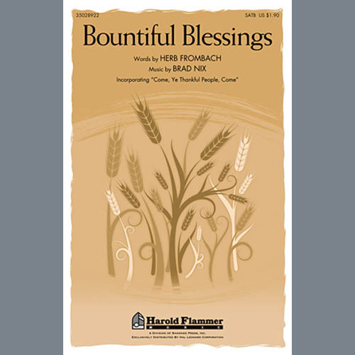 Easily Download Herb Frombach Printable PDF piano music notes, guitar tabs for  SATB Choir. Transpose or transcribe this score in no time - Learn how to play song progression.