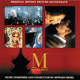Howard Shore 'M. Butterfly (Main Title Theme)' Piano Solo