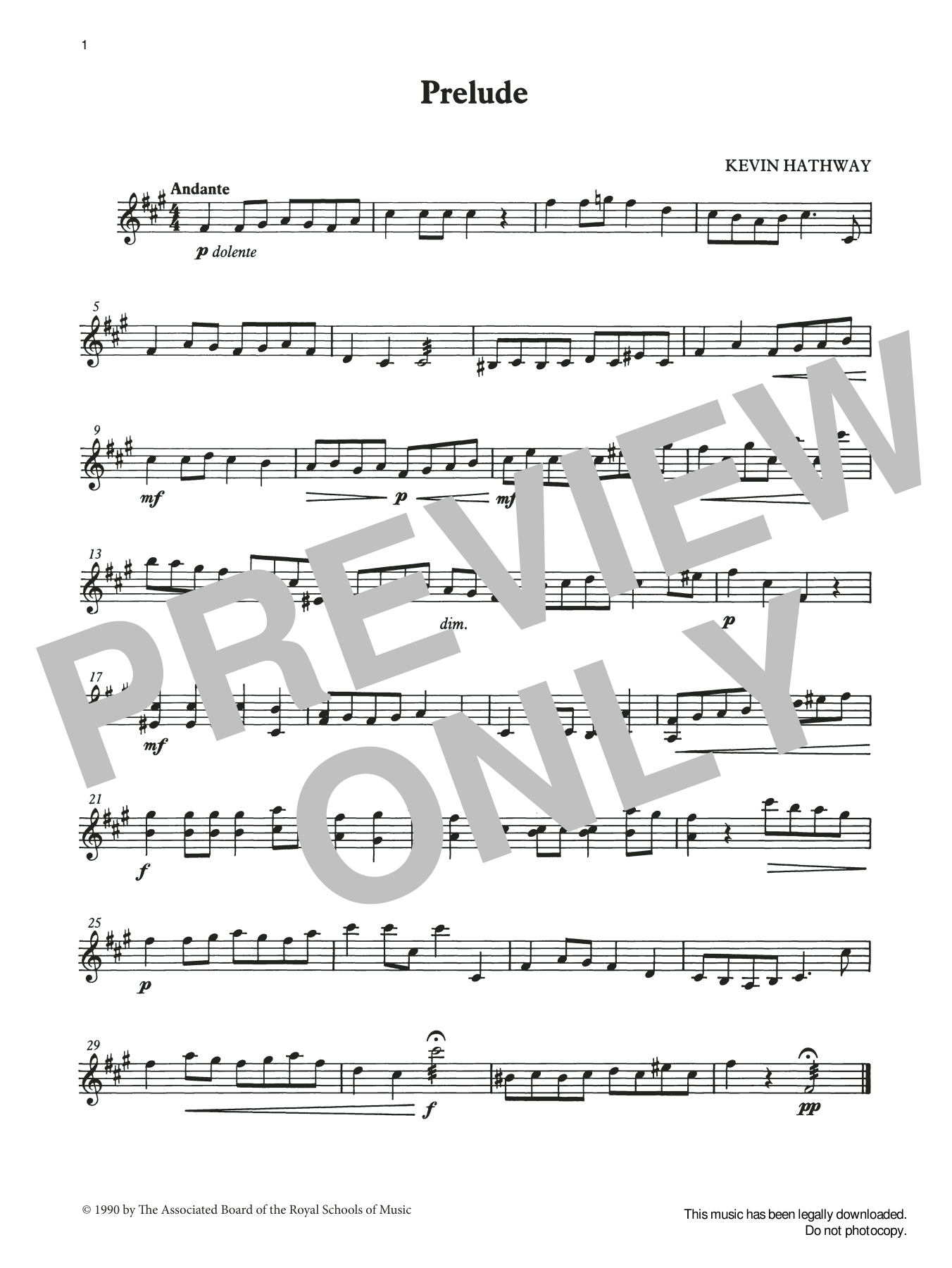Ian Wright and Kevin Hathaway Prelude from Graded Music for Tuned Percussion, Book II sheet music notes and chords arranged for Percussion Solo