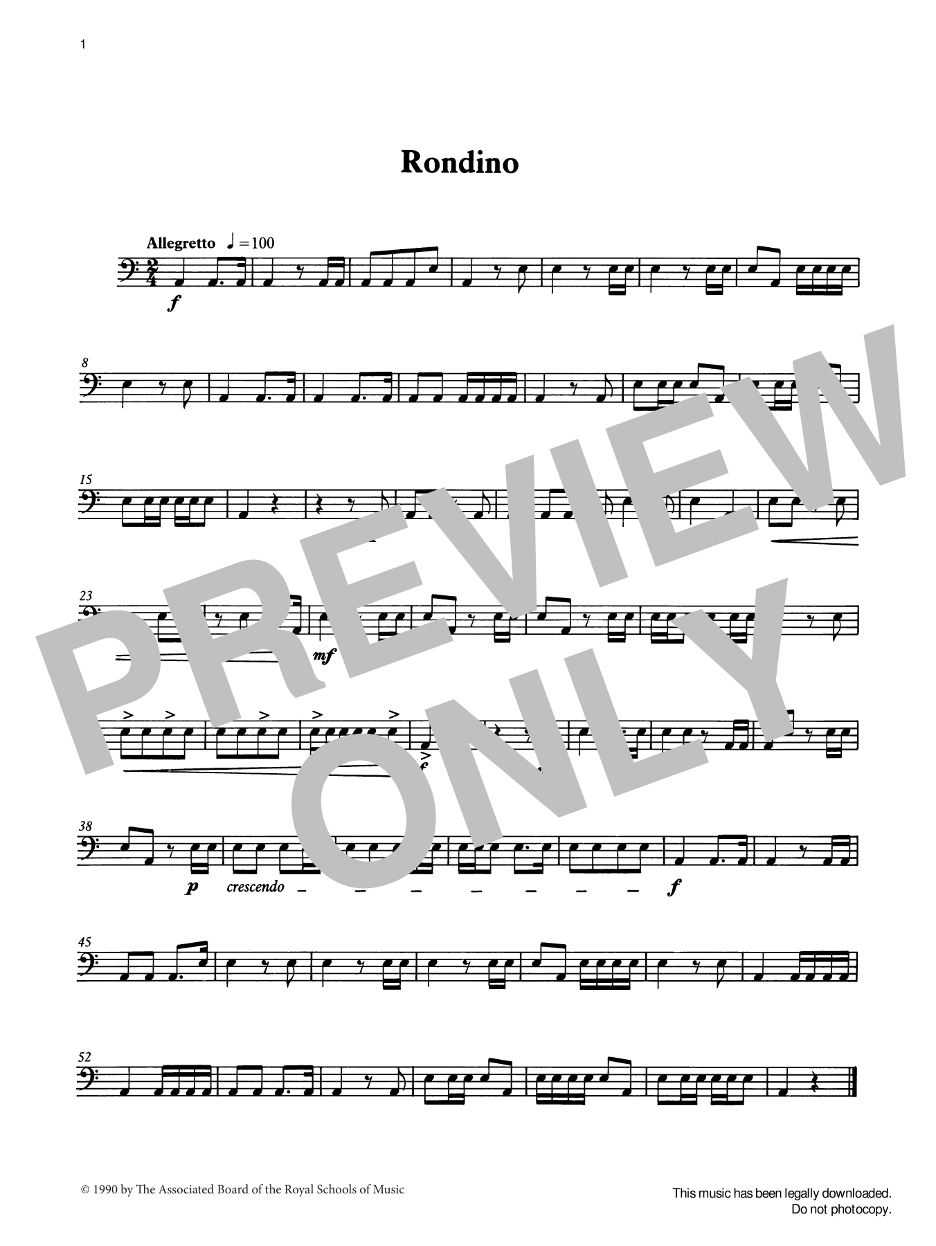 Ian Wright Rondino from Graded Music for Timpani, Book I sheet music notes and chords arranged for Percussion Solo