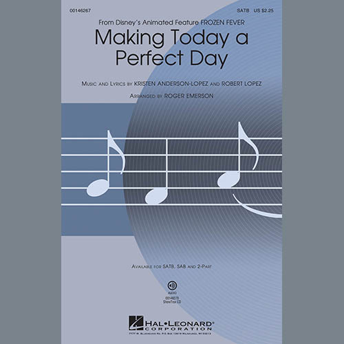 Easily Download Idina Menzel & Kristen Bell and Cast Printable PDF piano music notes, guitar tabs for  SATB Choir. Transpose or transcribe this score in no time - Learn how to play song progression.