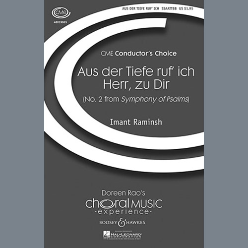 Easily Download Imant Raminsh Printable PDF piano music notes, guitar tabs for  SATB Choir. Transpose or transcribe this score in no time - Learn how to play song progression.