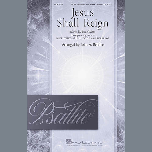 Easily Download Isaac Watts Printable PDF piano music notes, guitar tabs for  SATB Choir. Transpose or transcribe this score in no time - Learn how to play song progression.