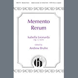 Isabella Leonarda 'Momento Rerum' SATB Choir
