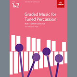 J. S. Bach 'Menuet in G (score & part) from Graded Music for Tuned Percussion, Book I' Percussion Solo