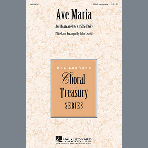 Easily Download Jacob Arcadelt Printable PDF piano music notes, guitar tabs for  TTBB Choir. Transpose or transcribe this score in no time - Learn how to play song progression.