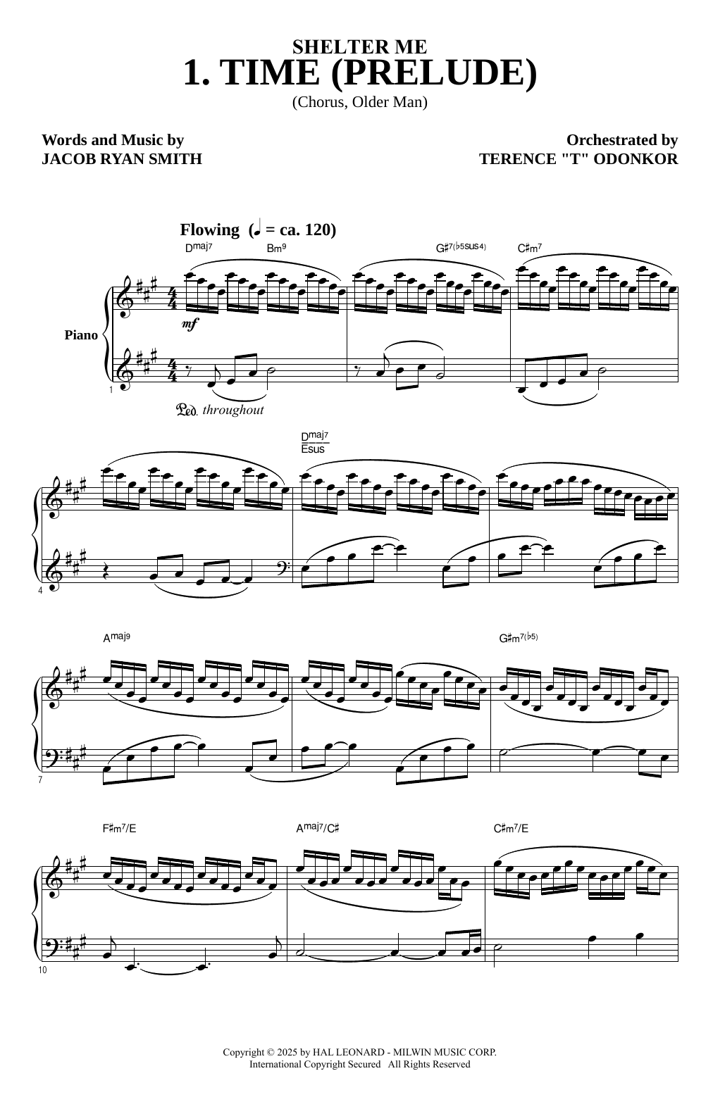 Jacob Ryan Smith Shelter Me sheet music notes and chords arranged for SATB Choir
