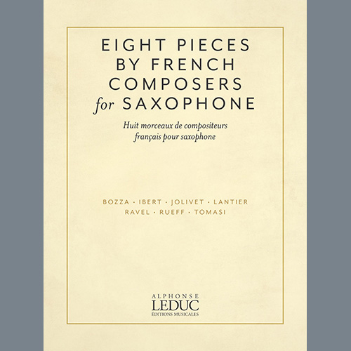 Easily Download Jacques Ibert Printable PDF piano music notes, guitar tabs for  Alto Sax and Piano. Transpose or transcribe this score in no time - Learn how to play song progression.