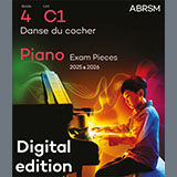 Jacques Ibert 'Danse du cocher (Grade 4, list C1, from the ABRSM Piano Syllabus 2025 & 2026)' Piano Solo