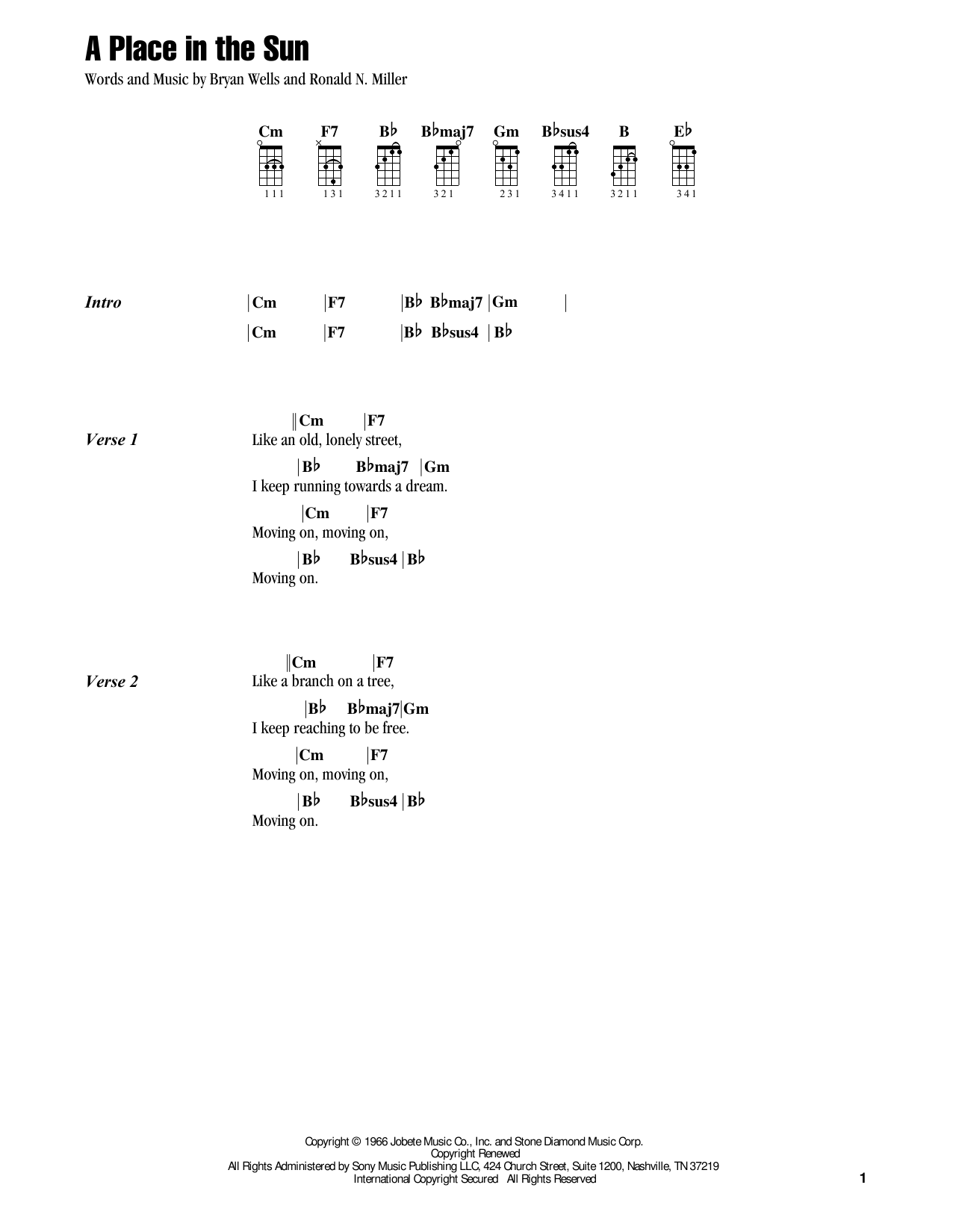 Jake Shimabukuro A Place In The Sun (feat. Jack Johnson with Paula Fuga) sheet music notes and chords arranged for Ukulele
