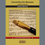 James Barnes 'Concertino for Bassoon (Solo / Piano Reduction)' Woodwind Solo