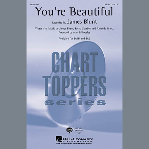 Easily Download James Blunt Printable PDF piano music notes, guitar tabs for  SAB Choir. Transpose or transcribe this score in no time - Learn how to play song progression.