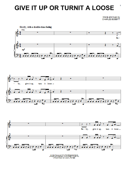 James Brown Give It Up Or Turnit A Loose sheet music notes and chords arranged for Bass Guitar Tab
