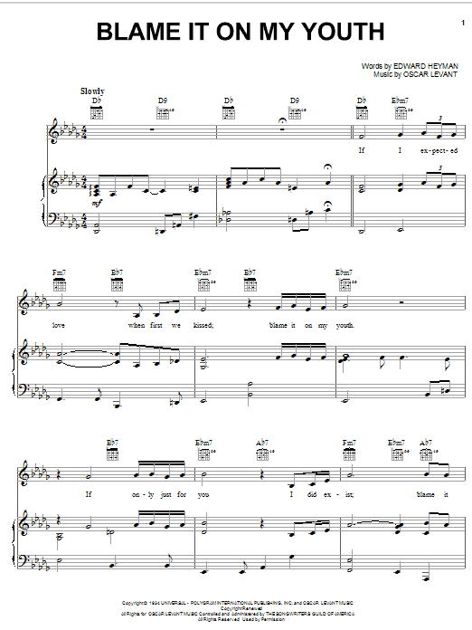 Jamie Cullum Blame It On My Youth sheet music notes and chords arranged for Piano, Vocal & Guitar Chords (Right-Hand Melody)