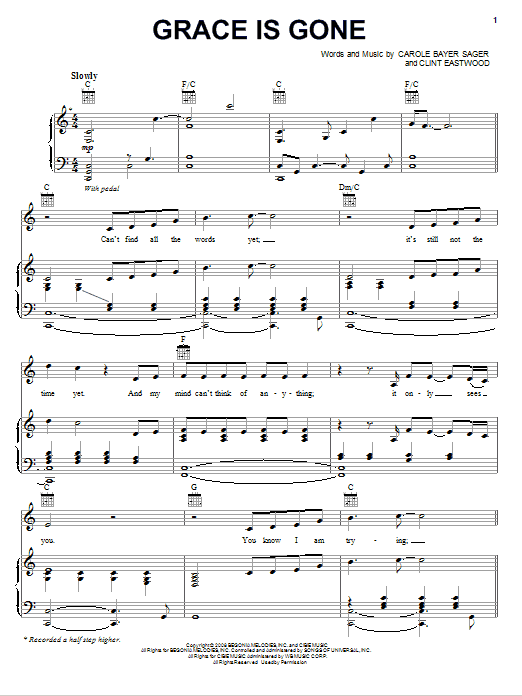 Jamie Cullum Grace Is Gone sheet music notes and chords arranged for Piano, Vocal & Guitar Chords (Right-Hand Melody)