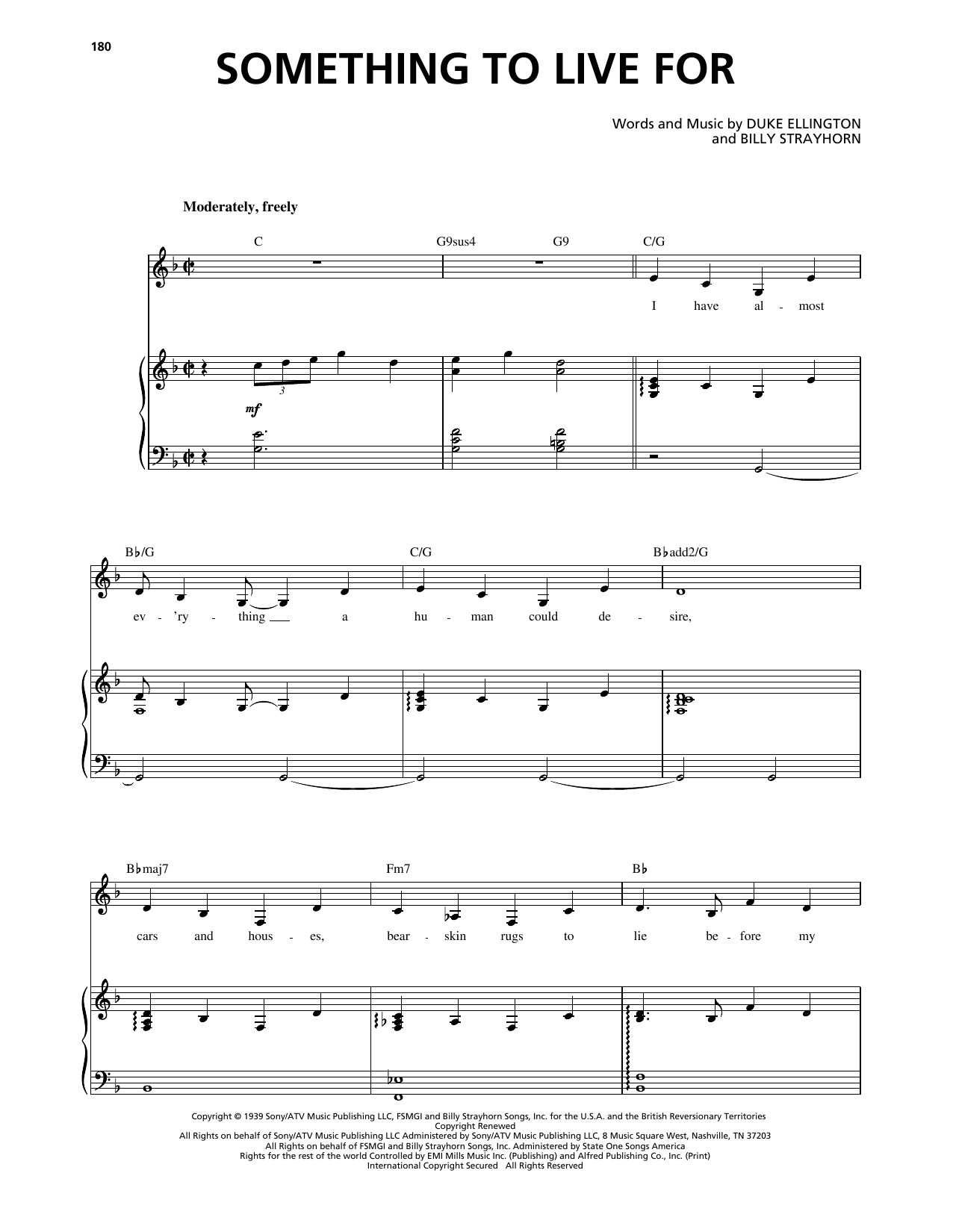Jane Monheit Something To Live For sheet music notes and chords arranged for Piano, Vocal & Guitar Chords (Right-Hand Melody)