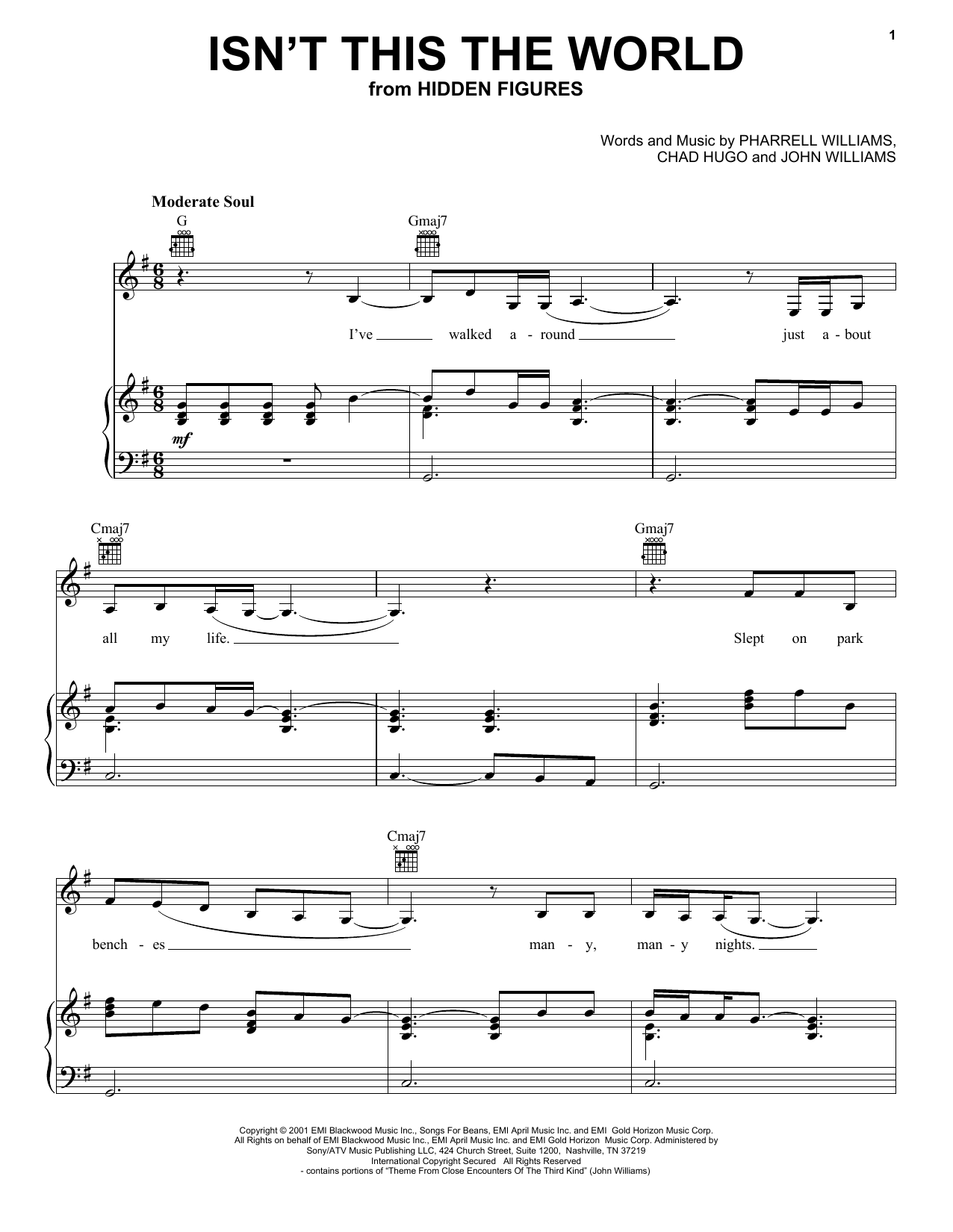 Janelle Monae Isn't This The World sheet music notes and chords arranged for Piano, Vocal & Guitar Chords (Right-Hand Melody)