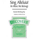 Janet Day 'Sing Alleluia! (In Music We Belong)' SATB Choir