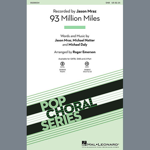 Easily Download Jason Mraz Printable PDF piano music notes, guitar tabs for  SATB Choir. Transpose or transcribe this score in no time - Learn how to play song progression.