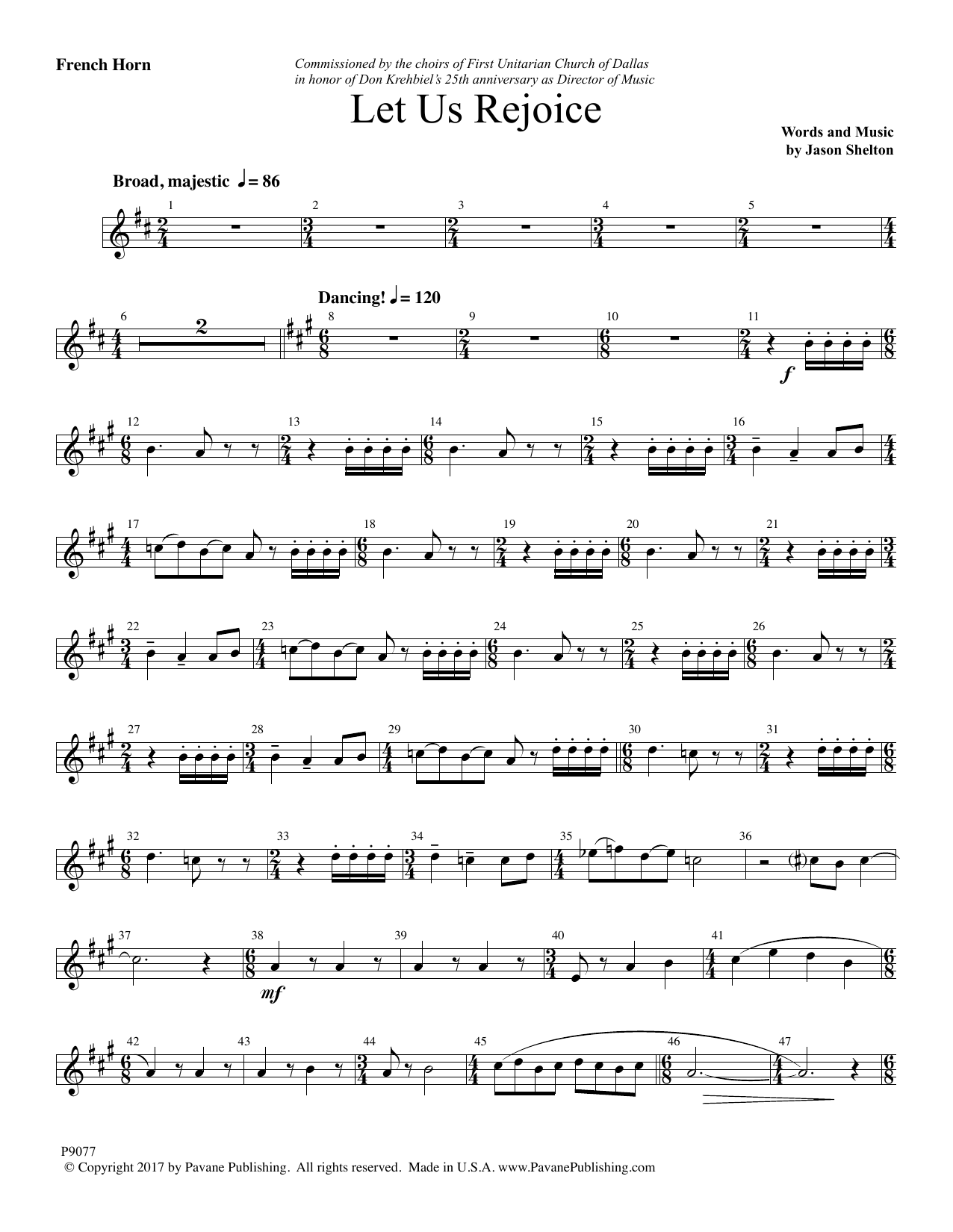 Jason Shelton To This Day - F Horn sheet music notes and chords arranged for Choir Instrumental Pak