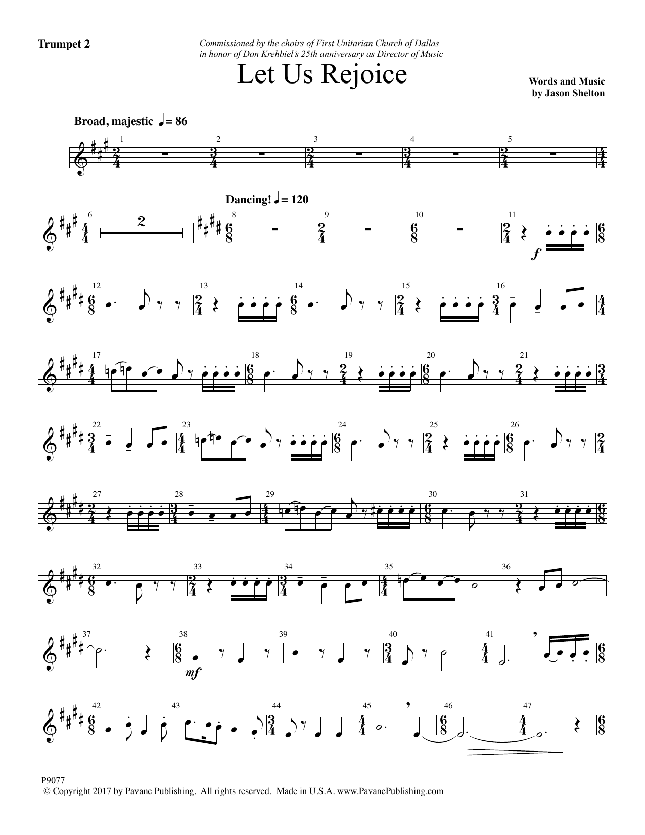 Jason Shelton To This Day - Trumpet 2 in Bb sheet music notes and chords arranged for Choir Instrumental Pak