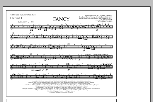 Jay Dawson Fancy - Clarinet 1 sheet music notes and chords arranged for Marching Band