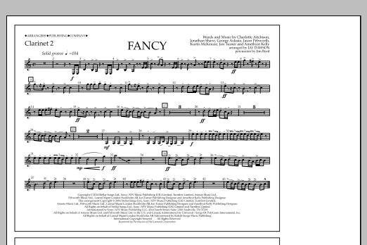 Jay Dawson Fancy - Clarinet 2 sheet music notes and chords arranged for Marching Band