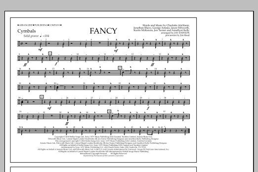 Jay Dawson Fancy - Cymbals sheet music notes and chords arranged for Marching Band