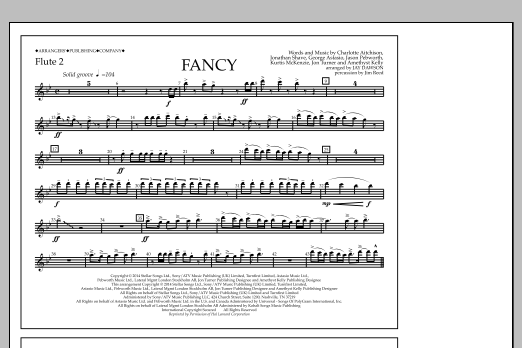 Jay Dawson Fancy - Flute 2 sheet music notes and chords arranged for Marching Band