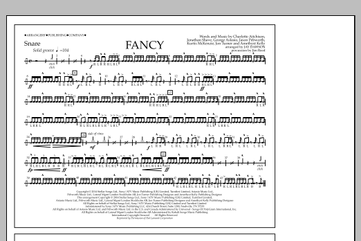 Jay Dawson Fancy - Snare sheet music notes and chords arranged for Marching Band