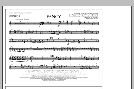 Jay Dawson Fancy - Trumpet 1 sheet music notes and chords arranged for Marching Band