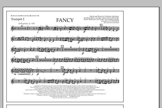 Jay Dawson Fancy - Trumpet 2 sheet music notes and chords arranged for Marching Band
