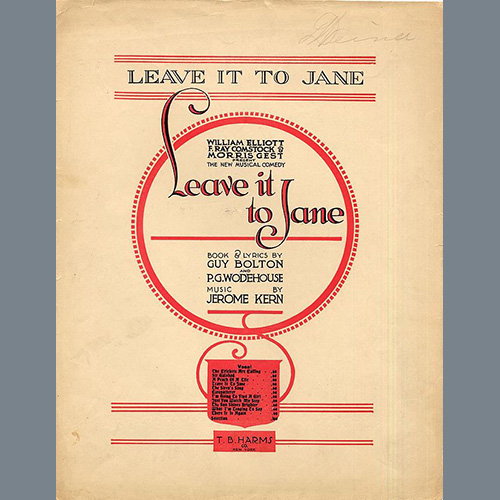 Easily Download Jerome Kern Printable PDF piano music notes, guitar tabs for  Piano, Vocal & Guitar Chords (Right-Hand Melody). Transpose or transcribe this score in no time - Learn how to play song progression.