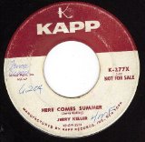 Jerry Keller 'Here Comes Summer' Piano, Vocal & Guitar Chords