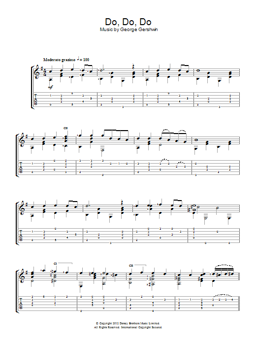 Jerry Willard Do Do Do sheet music notes and chords arranged for Easy Guitar