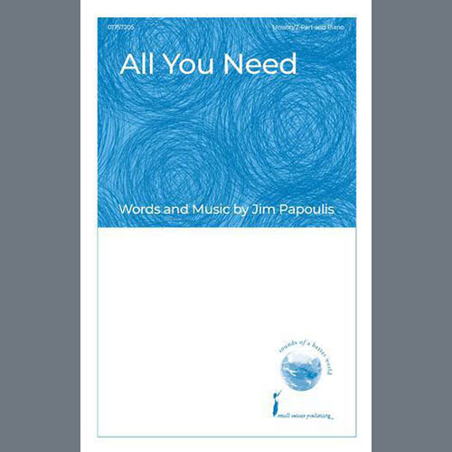 Easily Download Jim Papoulis Printable PDF piano music notes, guitar tabs for  Choir. Transpose or transcribe this score in no time - Learn how to play song progression.
