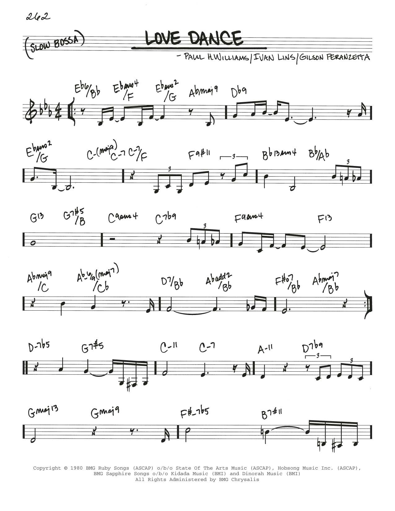 John Pizzarelli Love Dance sheet music notes and chords arranged for Real Book – Melody & Chords