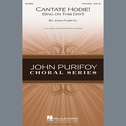 Easily Download John Purifoy Printable PDF piano music notes, guitar tabs for  3-Part Mixed Choir. Transpose or transcribe this score in no time - Learn how to play song progression.