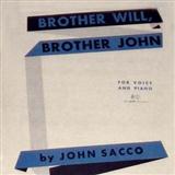 John Sacco 'Brother Will, Brother John' Piano & Vocal