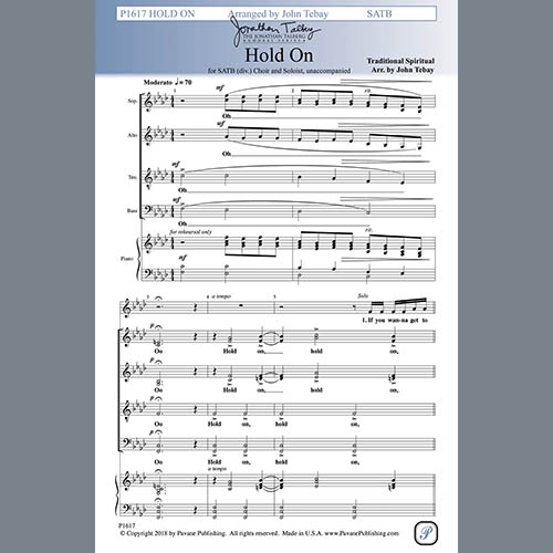 Easily Download John Tebay Printable PDF piano music notes, guitar tabs for  SATB Choir. Transpose or transcribe this score in no time - Learn how to play song progression.