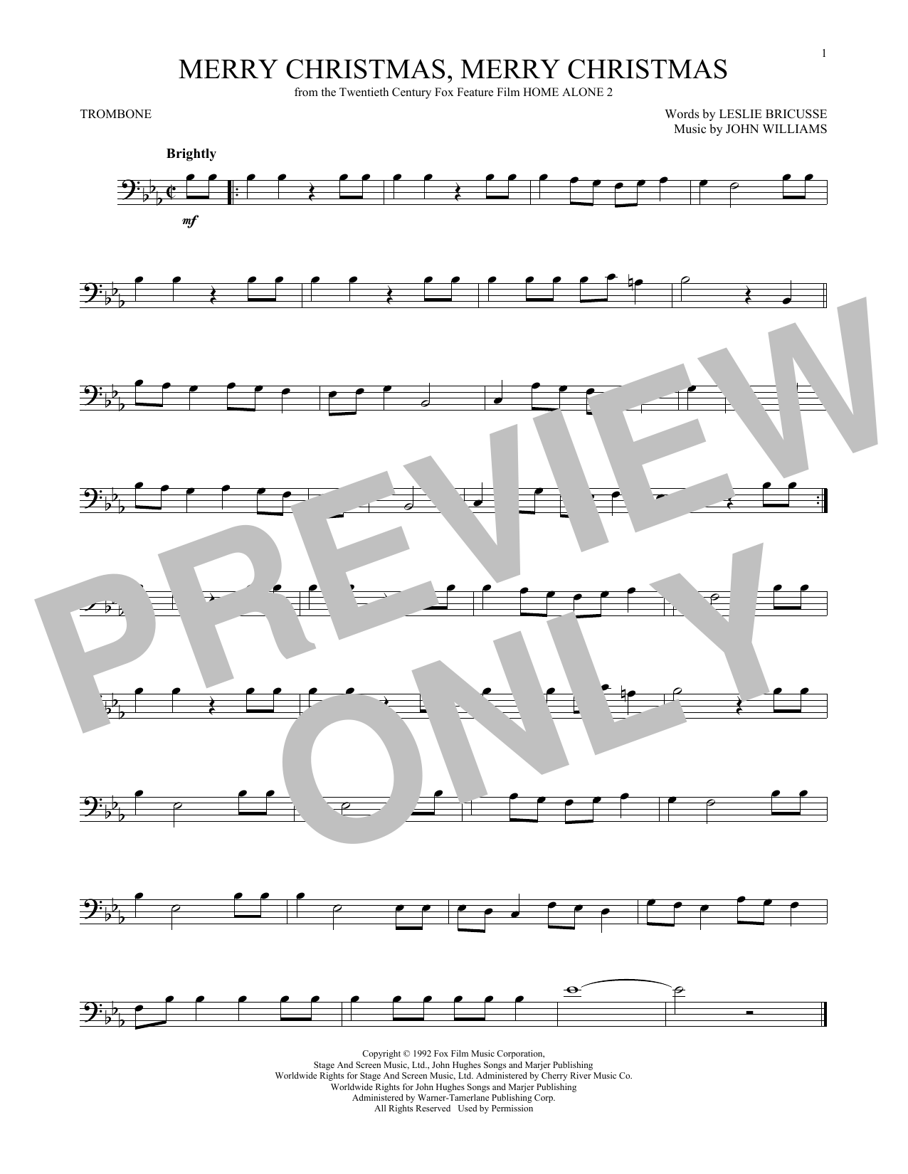 John Williams Merry Christmas, Merry Christmas sheet music notes and chords arranged for Clarinet Solo